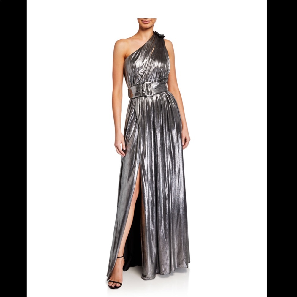 Retrofete Andrea Maxi Dress Gunmetal